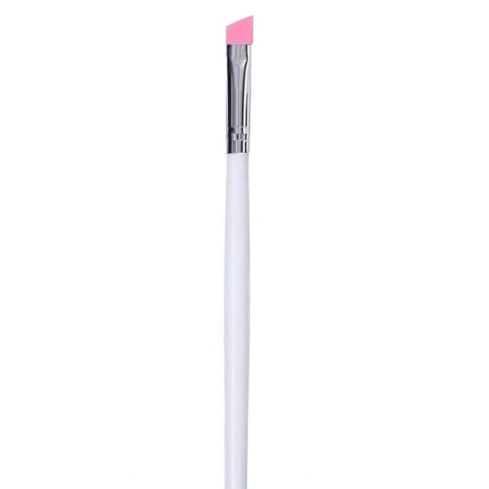 Pinceau biseauté en silicone réutilisable