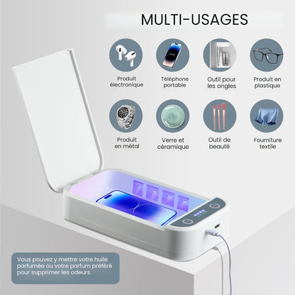 Boite de stérilisation à la lumière UV.