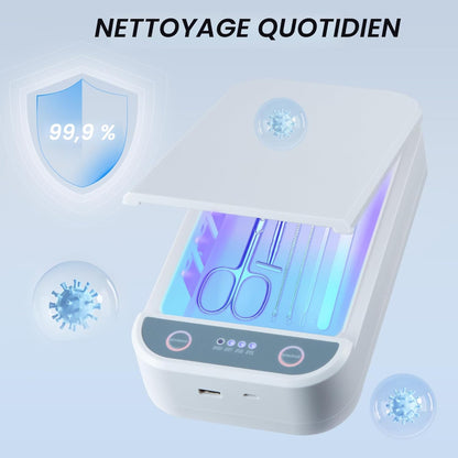Boite de stérilisation à la lumière UV.