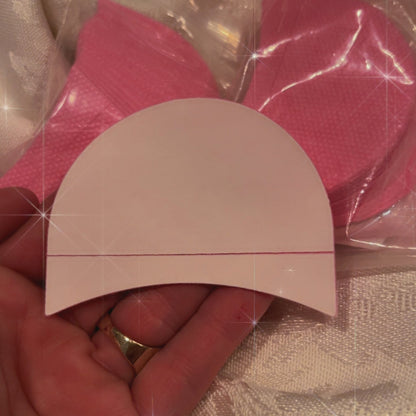 Patch rose multifonction grand format – Lash & PMU (Paquet de 50)