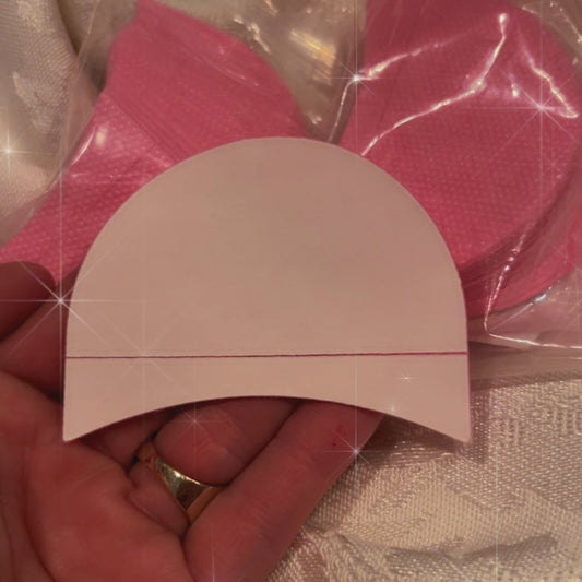 Patch rose multifonction grand format – Lash & PMU (Paquet de 50)