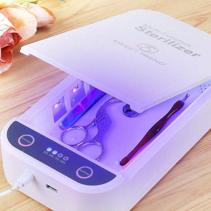 Boite de stérilisation à la lumière UV.