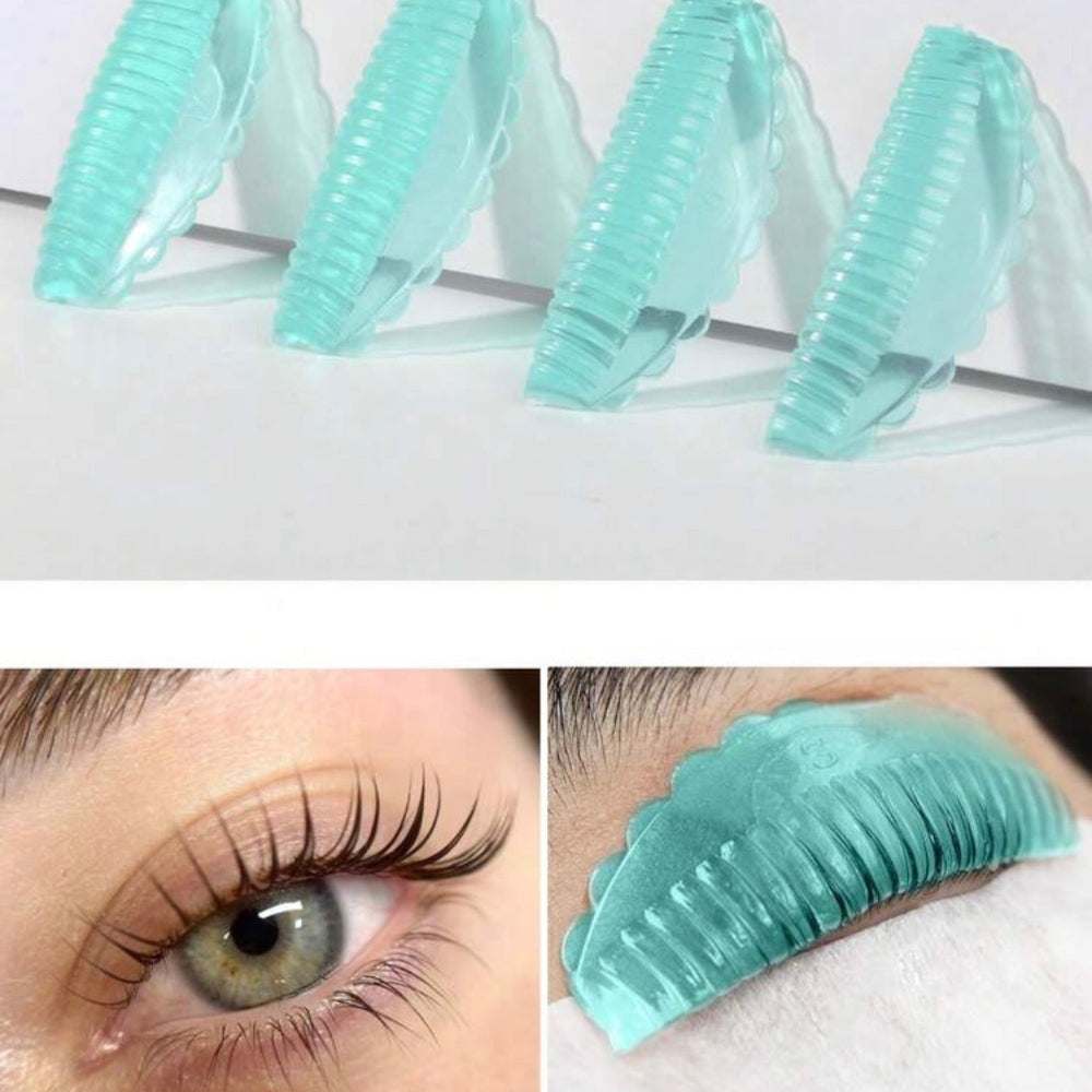 Pads en silicone rainurés réutilisables.