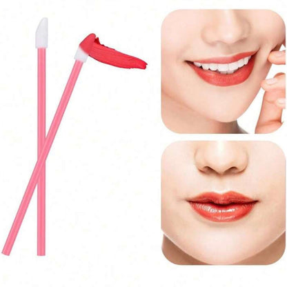 Applicateurs microfibre jetables manche rose.