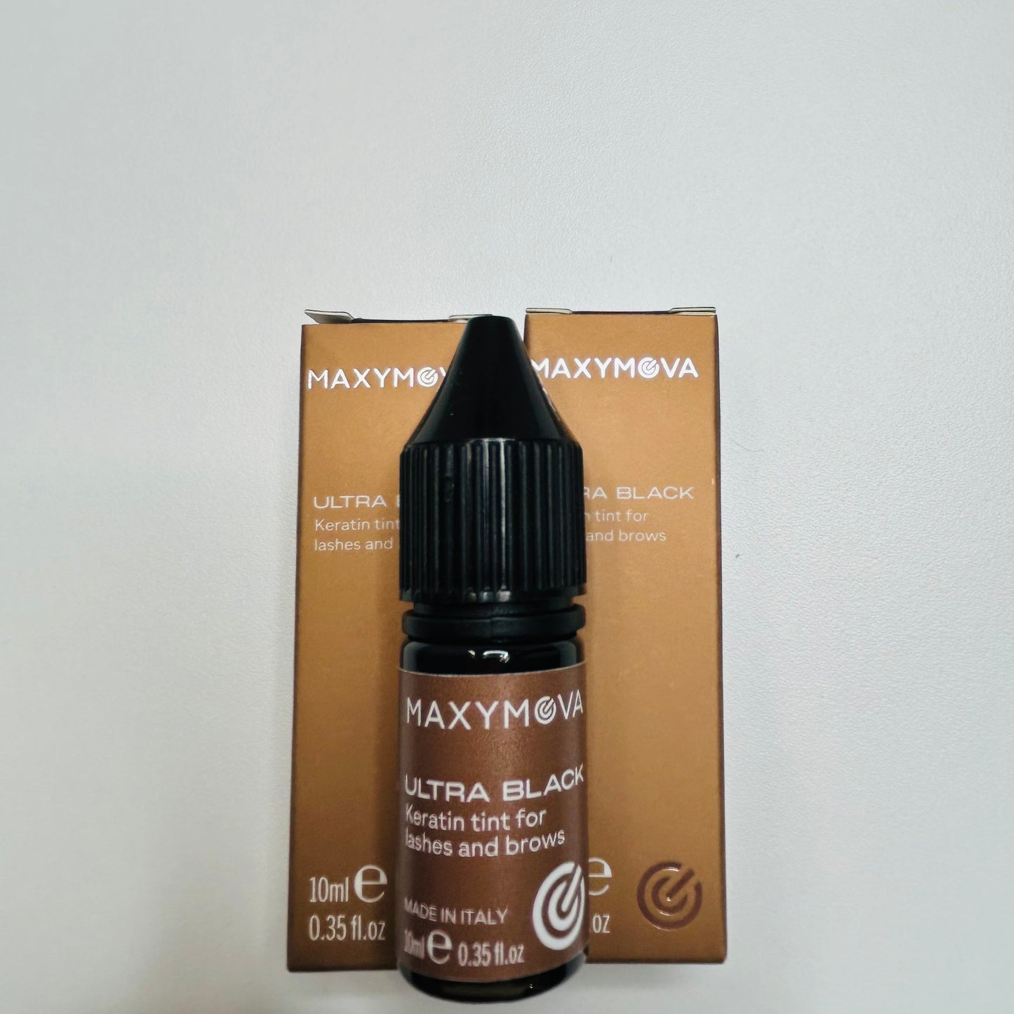 MAXYMOVA Teinture à la kératine ultra noire pour cils et sourcils – 10 ml